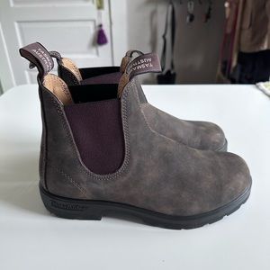 Worn 3x Blundstone Rustic Brown Chelsea Boots Women’s Size 9